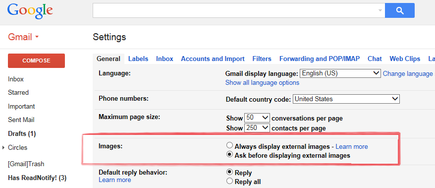 Gmail Settings